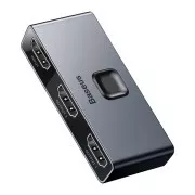 Splitter HDMI Baseus Matrix 2in1 / 1v2 gri