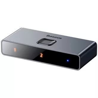 Splitter HDMI Baseus Matrix 2in1 / 1v2 gri Splitter HDMI Baseus Matrix 2in1 / 1v2 gri