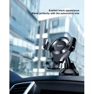 Suport auto Baseus Osculum Type Gravity (tableau de bord), negru