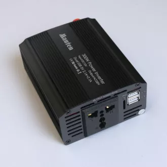 Convertor de tensiune EUROCASE DC / AC 12V / 230V, 300W, USB Convertor de tensiune EUROCASE DC / AC 12V / 230V, 300W, USB