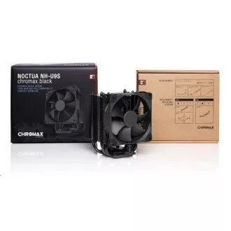Cooler CPU NOCTUA NH-U9S CH.BK, 1x 92mm, LGA1851, AM5, negru