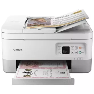 Imprimantă Canon PIXMA TS7451 alb - color, MF (imprimare, copiator, scanare, nor), duplex, USB, Wi-Fi, Bluetooth Imprimantă Canon PIXMA TS7451 alb - color, MF (imprimare, copiator, scanare, nor), duplex, USB, Wi-Fi, Bluetooth