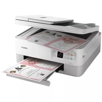 Imprimantă Canon PIXMA TS7451 alb - color, MF (imprimare, copiator, scanare, nor), duplex, USB, Wi-Fi, Bluetooth Imprimantă Canon PIXMA TS7451 alb - color, MF (imprimare, copiator, scanare, nor), duplex, USB, Wi-Fi, Bluetooth