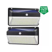 Lumină LED solară de exterior Viking M328 cu senzor de mișcare, set 2 buc