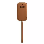 Husă din piele APPLE iPhone 12 mini cu MagSafe - Saddle Brown
