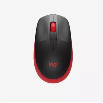 Mouse fără fir Logitech M190 Full-Size, roșu
