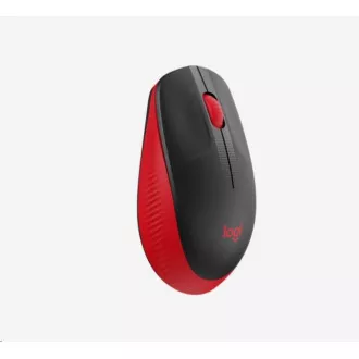 Mouse fără fir Logitech M190 Full-Size, roșu