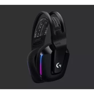 Căști pentru jocuri Logitech G733, căști pentru jocuri RGB fără fir LIGHTSPEED, EMEA, negru
