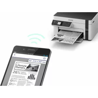 Imprimantă cu cerneală EPSON EcoTank Mono M2120, 3 în 1, A4, 1200 x 2400 dpi, 32 ppm, USB, Wi-Fi, garanție de 5 ani după înregistrare gratuită Imprimantă cu cerneală EPSON EcoTank Mono M2120, 3 în 1, A4, 1200 x 2400 dpi, 32 ppm, USB, Wi-Fi, garanție de 5 ani după înregistrare gratuită