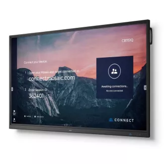 Ecran NEC LFD 75 „CB751Q 75” cu tablă interactivă, UHD, 350cd/m2, iluminare directă cu LED-uri, Slot OPS, SoC Android, 20 po
