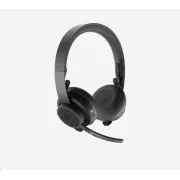 Căști Logitech cu microfon Zone Wireless Teams, EMEA, Grafit