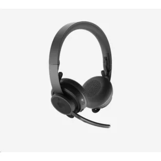 Căști Logitech cu microfon Zone Wireless Teams, EMEA, Grafit