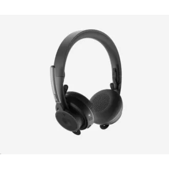 Căști Logitech cu microfon Zone Wireless Teams, EMEA, Grafit