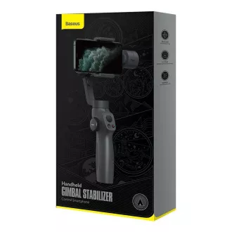 Stabilizator gimbal Baseus pentru telefon, gri Stabilizator gimbal Baseus pentru telefon, gri