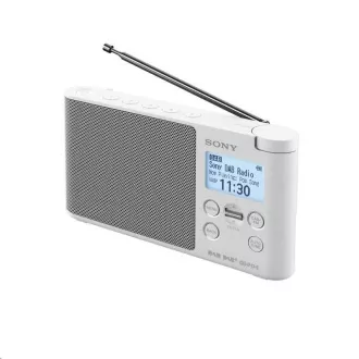 Radio digital portabil SONY DAB / DAB + cu display LCD, alb Radio digital portabil SONY DAB / DAB + cu display LCD, alb