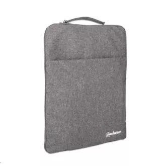 Husă pentru notebook MANHATTAN Seattle 15.6", rezistentă la apă, gri Husă pentru notebook MANHATTAN Seattle 15.6", rezistentă la apă, gri