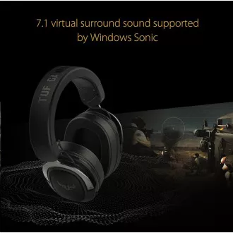 Căști ASUS TUF Gaming H3 Gun Metal, Căști Gaming, negru-gri Căști ASUS TUF Gaming H3 Gun Metal, Căști Gaming, negru-gri