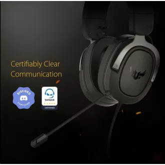 Căști ASUS TUF Gaming H3 Gun Metal, Căști Gaming, negru-gri Căști ASUS TUF Gaming H3 Gun Metal, Căști Gaming, negru-gri