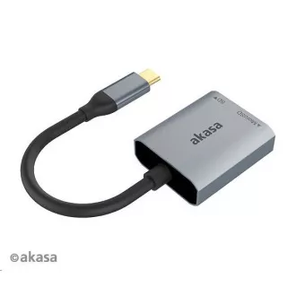 Cititor de carduri AKASA AK-CR-10BK (SD, microSD), extern, USB 3.2 Type-C Cititor de carduri AKASA AK-CR-10BK (SD, microSD), extern, USB 3.2 Type-C
