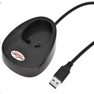 Cititor Virtuos CCD 2D Virtuos HW-855A, fără fir, bază, USB, negru