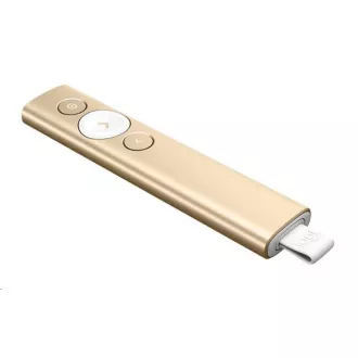 Logitech Spotlight Presenter, Wireless, Bluetooth, Auriu