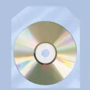 Husă pentru CD din polipropilenă OEM cu clemă (pachet de 100)