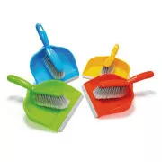 Set mătură + lopată cu bandă de cauciuc DeLux Cleanex