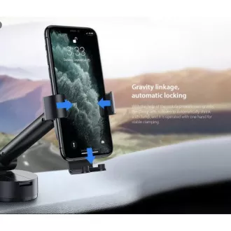 Suport auto Baseus Simplism Gravity (tableau de bord), negru Suport auto Baseus Simplism Gravity (tableau de bord), negru