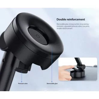 Suport auto Baseus Simplism Gravity (tableau de bord), negru Suport auto Baseus Simplism Gravity (tableau de bord), negru