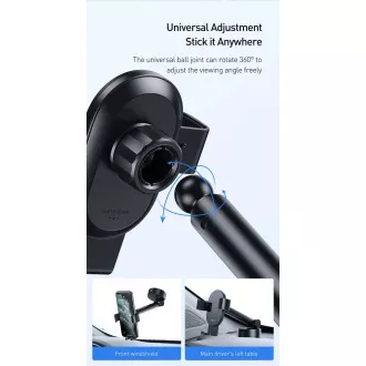 Suport auto Baseus Simplism Gravity (tableau de bord), negru Suport auto Baseus Simplism Gravity (tableau de bord), negru