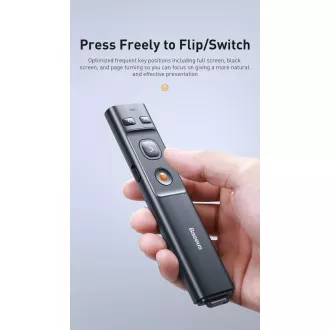 Pointer wireless cu laser Baseus Orange, gri