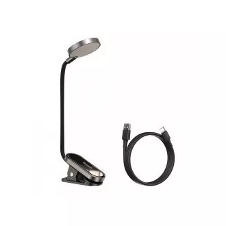 Lampa de citit Baseus LED cu clip, gri