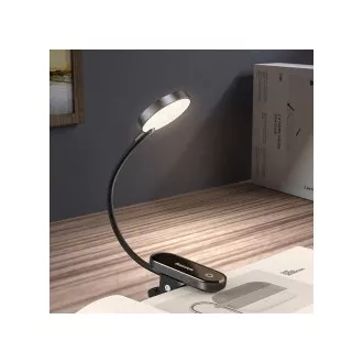 Lampa de citit Baseus LED cu clip, gri