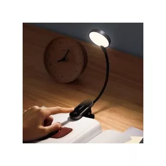 Lampa de citit Baseus LED cu clip, gri