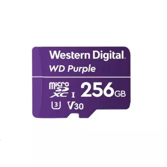 Card WD MicroSDXC 256 GB Violet WDD256G1P0C Clasa 10 (R: 100 / W: 60 MB / s)
