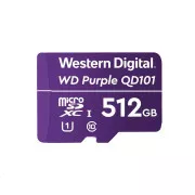 Card WD MicroSDXC 512 GB violet WDD512G1P0C Clasa 10 (R: 100 / W: 60 MB / s)