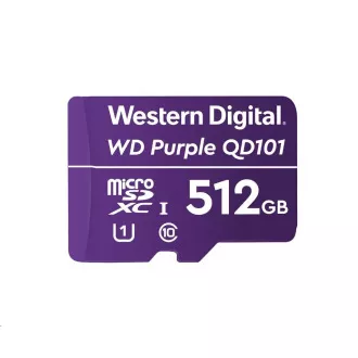 Card WD MicroSDXC 512 GB violet WDD512G1P0C Clasa 10 (R: 100 / W: 60 MB / s)