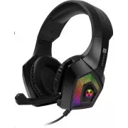 Căști gaming CONNECT IT BATTLE RGB Ed. 3, cu microfon, negru