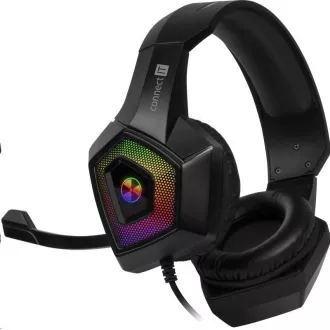 Căști gaming CONNECT IT BATTLE RGB Ed. 3, cu microfon, negru Căști gaming CONNECT IT BATTLE RGB Ed. 3, cu microfon, negru