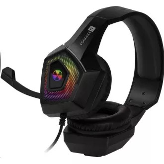 Căști gaming CONNECT IT BATTLE RGB Ed. 3, cu microfon, negru Căști gaming CONNECT IT BATTLE RGB Ed. 3, cu microfon, negru