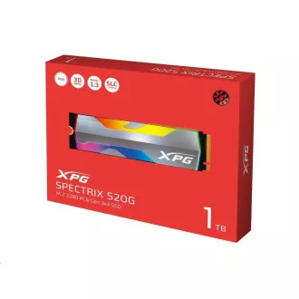 ADATA SSD 1TB XPG SPECTRIX S20G, PCIe Gen3x4 M.2 2280 (R:2500/W:1800 MB/s)
