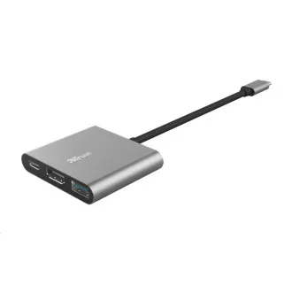 Adaptor TRUST DALYX, 3-în-1, USB-C