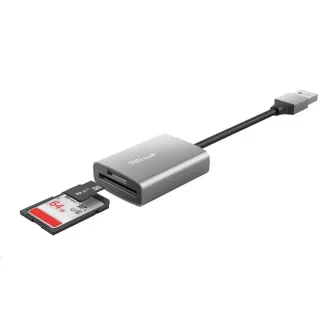 Cititor de carduri de memorie TRUST DALYX Fast, extern, USB 3.2, 8cm Cititor de carduri de memorie TRUST DALYX Fast, extern, USB 3.2, 8cm