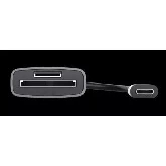 Cititor de carduri de memorie TRUST DALYX Fast, extern, USB-C, 8cm