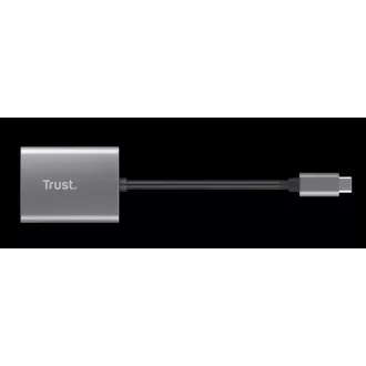 Cititor de carduri de memorie TRUST DALYX Fast, extern, USB-C, 8cm