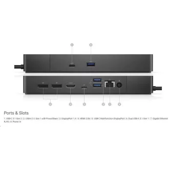 Stație de andocare DELL Performance WD19DCS 210W Stație de andocare DELL Performance WD19DCS 210W