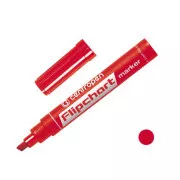 Marker Centropen 8560 pentru Flipchart vârf roșu de pană 1-4,6 mm