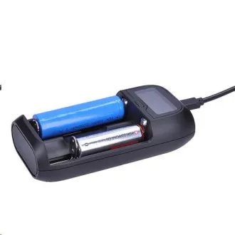 Incarcator baterie Solight Li-Ion, LiFePO4, Ni-MH/CD, AA, AAA, 18650, 2000mA, 2 canale, display LCD