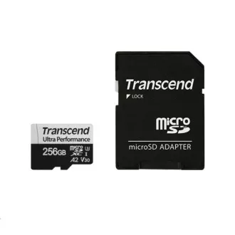 Card MicroSDXC TRANSCEND 256GB 340S, UHS-I U3 A2 Ultra Performance 160/125 MB/s