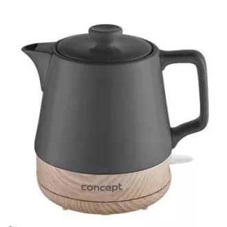 Concept RK0062 Fierbător ceramic 1, 0 l, gri